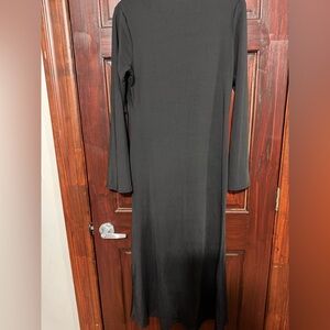 Elegant Black Long Sleeve Dress